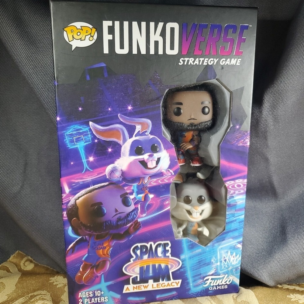 Funko OS Space Jam A New Legacy Funkoverse Strategy Game LeBron James Bugs Bunny